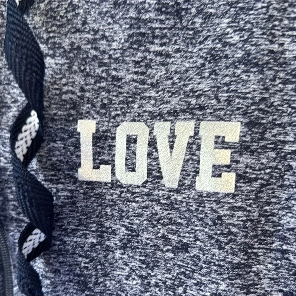 AQ-Sport Sequinned Blue Hoodie and Jogger Set